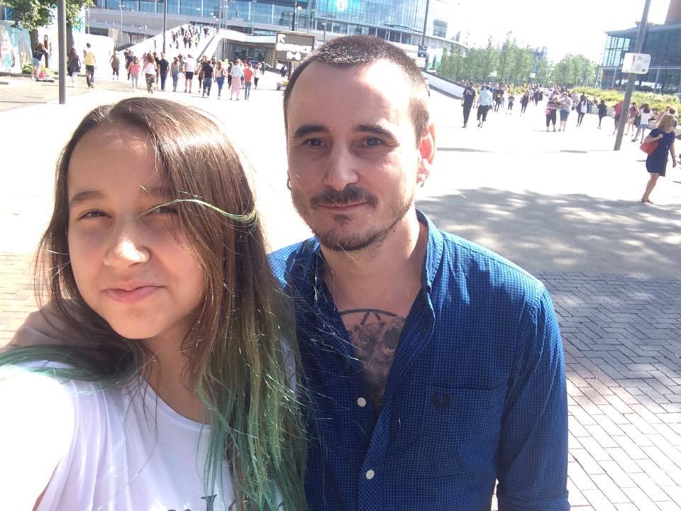 Cornel este foarte mandru de fiica sa Maya