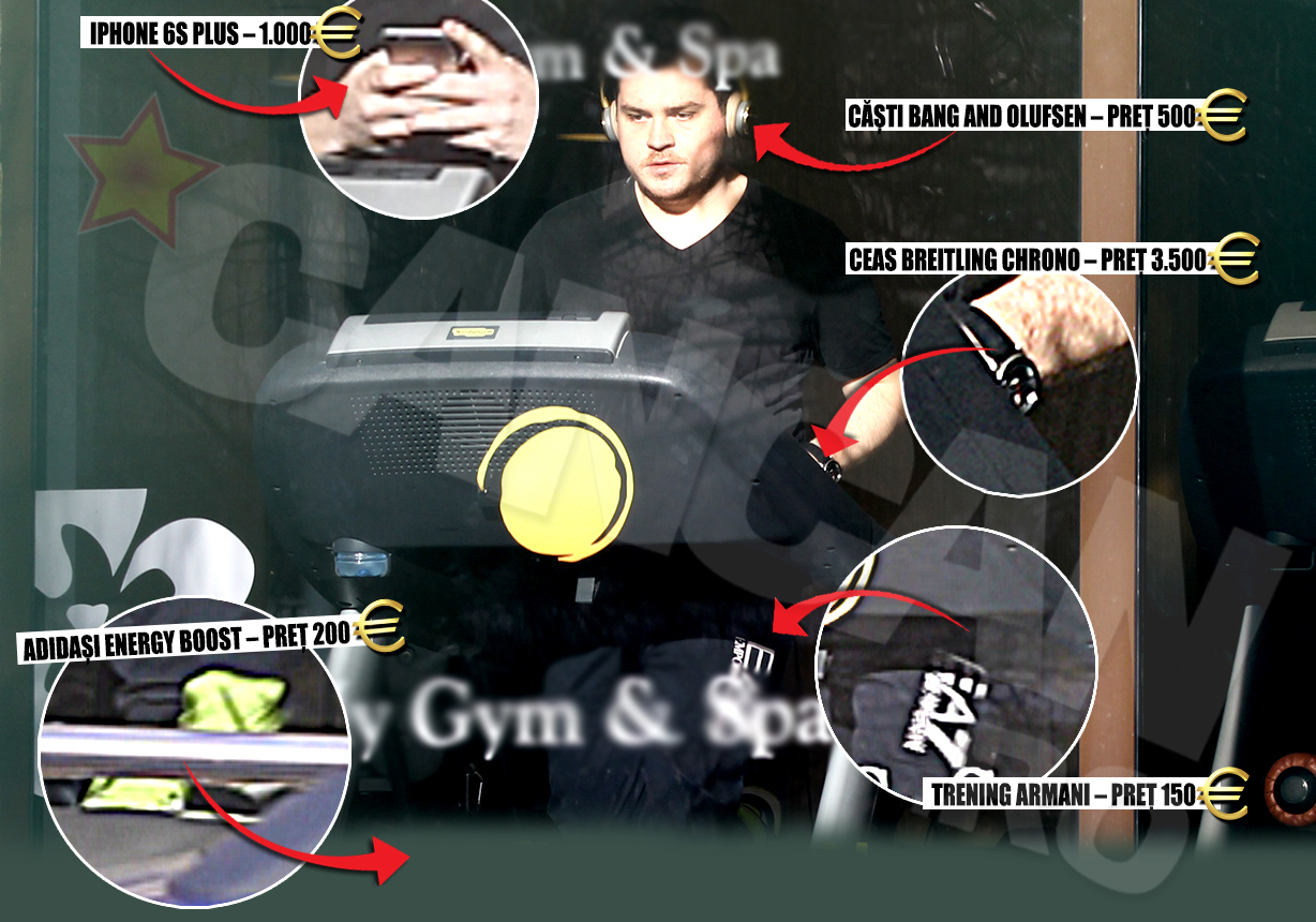 BOZO a venit pregătit cu accesorii scumpe.