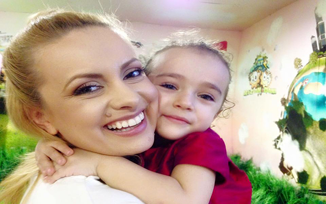 Simona Gherghe, în ipostaza de mămică