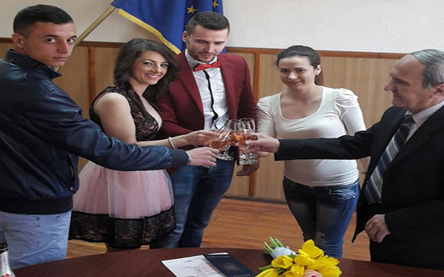 Imagini de la cununia lui Aurel şi Valentina de la ”Mireasă pentru fiul meu”