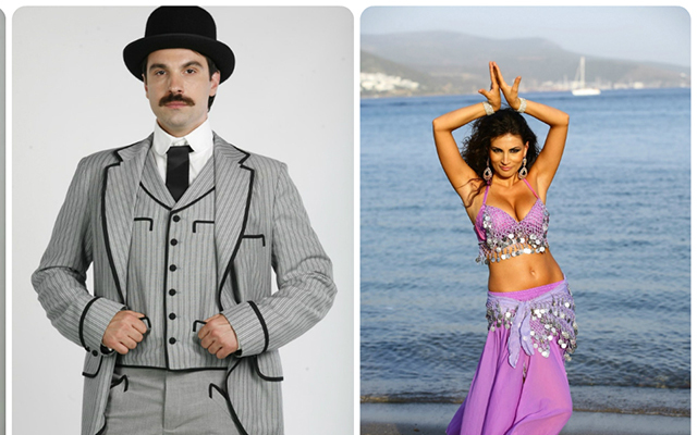 Indiferent de rolul pe care îl jucau, aceştia seduceau publicul cu trupurile bine lucrate.