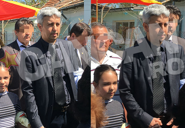 Dan Diaconescu şi-a ţinut fetiţa de mână la înmormântare