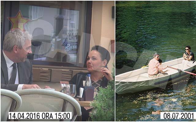 Deşi au trecut 15 ani, cei doi se privesc la fel de drăgăstos.