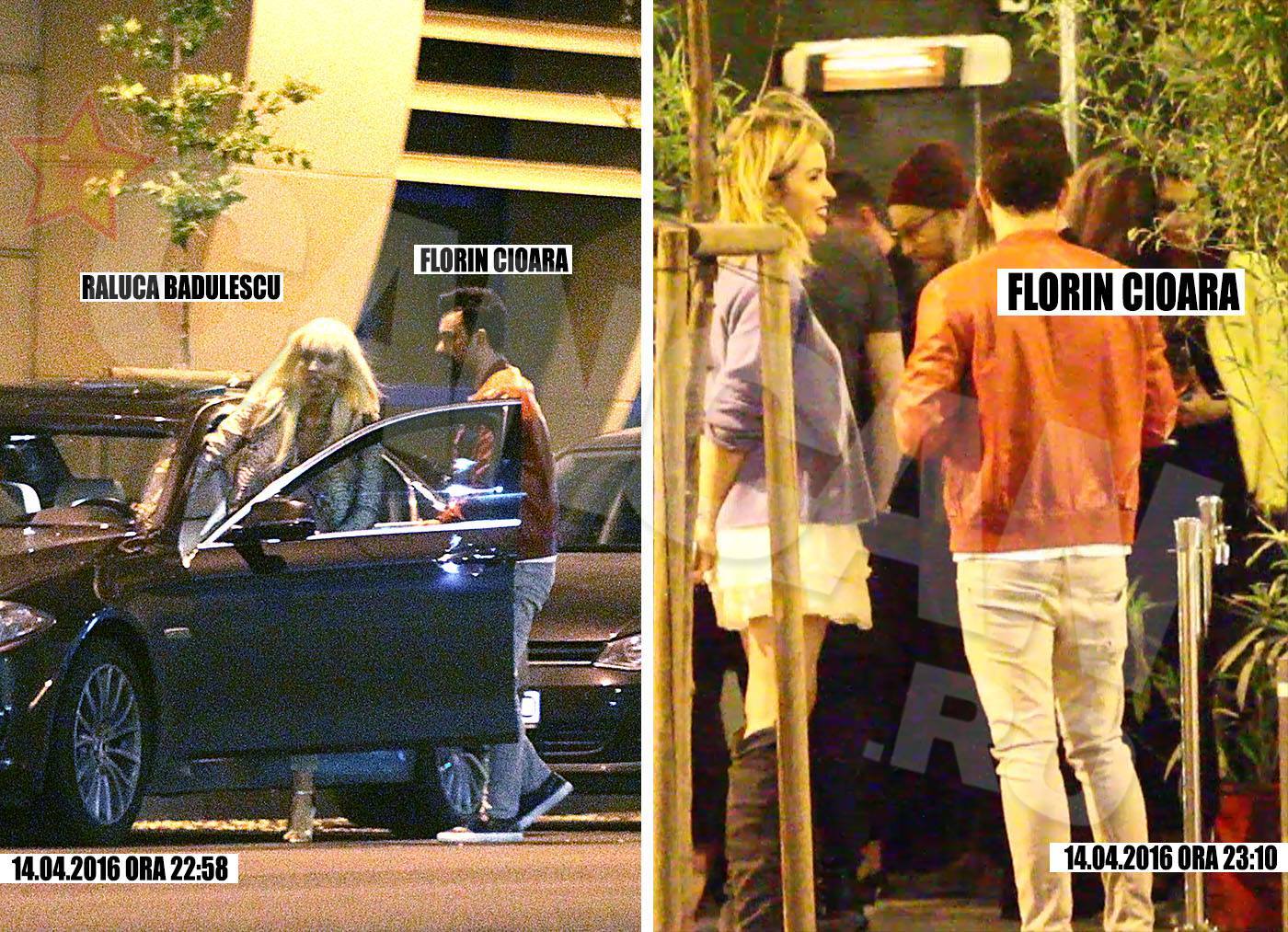 Florin „Cioară“ îi face ochi dulci unei domnişoare, după ce Raluca pleacă se face nevăzută