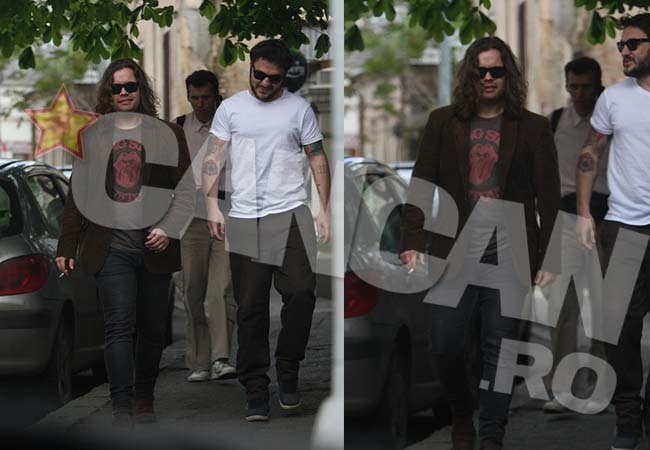 Radu Almăşan a ieşit în oraş cu prietenii.