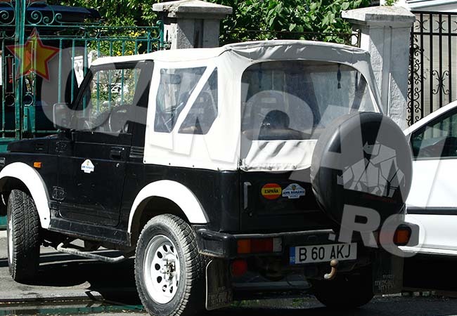 Mihai Mărgineanu are un desen obscen pe maşină.