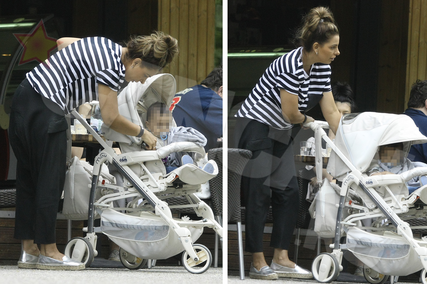 Mădălina Radu pare acum de nerecunoscut, fiind o mămică grijluie