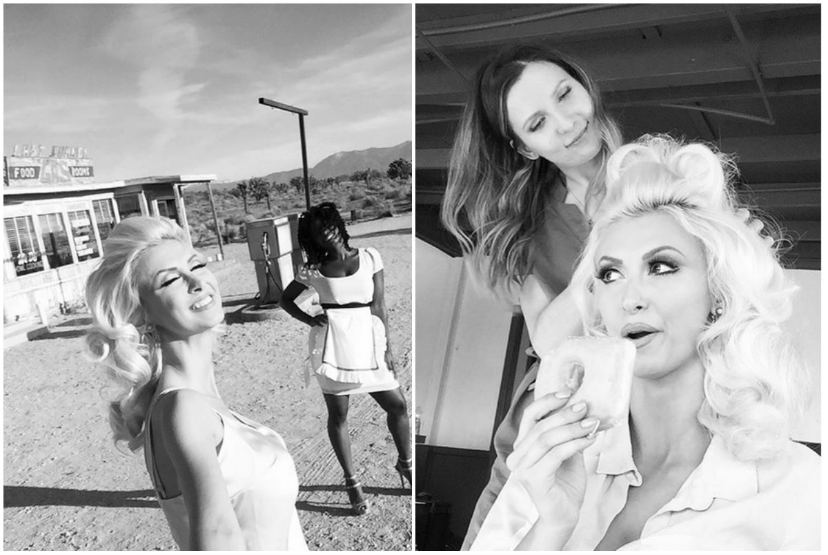 Andreea Bălan pare să se fi întors la „marea sa dragoste“, părul complet blond