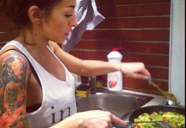 Ruby nu se pricepe la gătit.