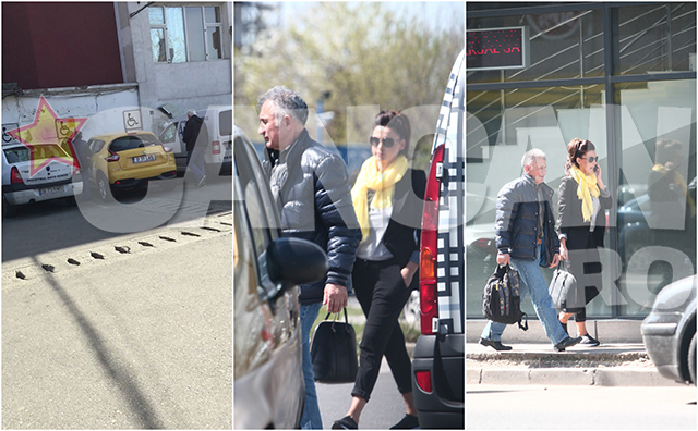 Însoţită fiind de angajatul lui Bănică Junior, bruneta a început şirul de gafe care ar fi putut să o coste scump.