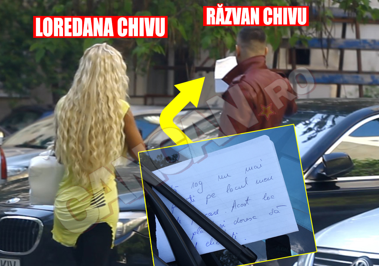 Loredana Chivu nu pare să cedeze prea uşor, pentru că a mototolit rapid bileţelul vecinului furios