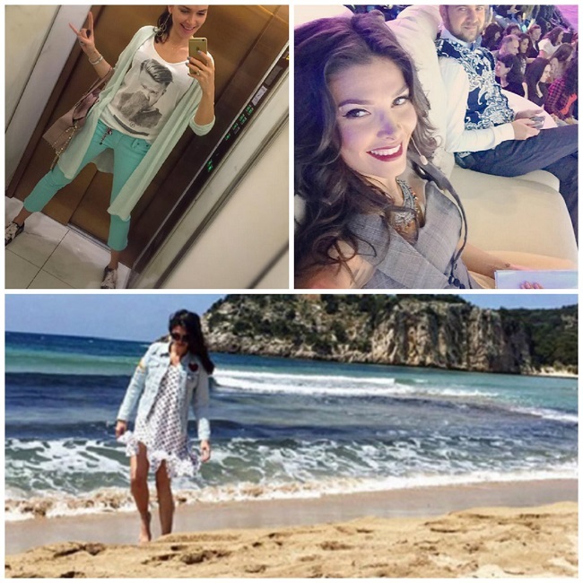 Acestea sunt primele imagini cu burtica de gravidă a Alinei Puşcaş.