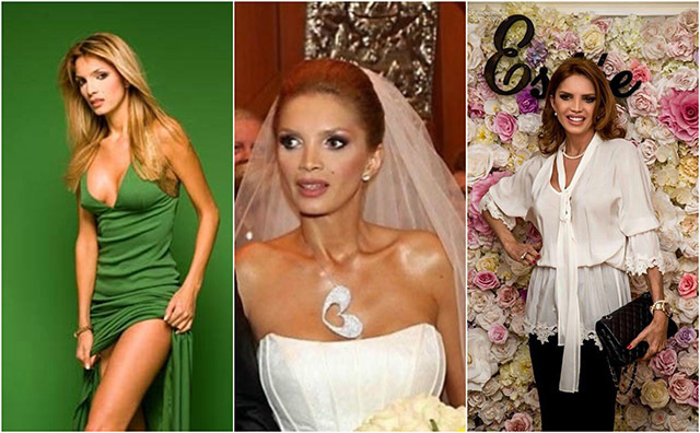 În prima fotografie, Cristina era în plină perioadă de succes ca