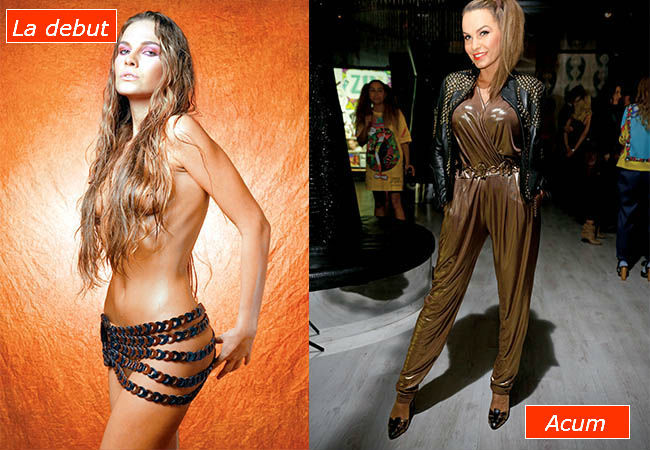 În prima imagine vedeţi cum arăta Anna Lesko la începutul carierei, iar în cea de-a doua cum arată acum.