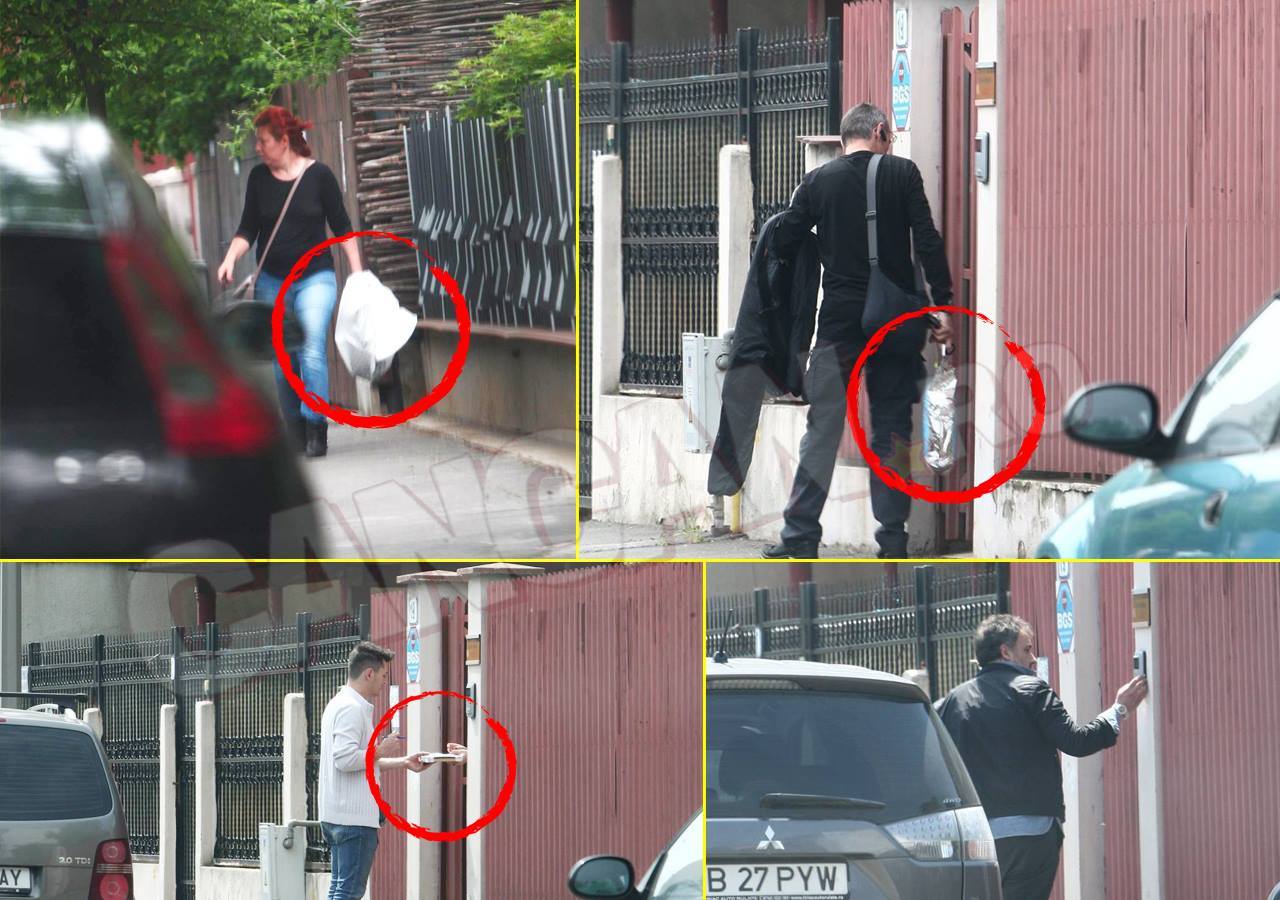 Toată ziua a fost o agitaţie continuă la vila Mihaelei Rădulescu, de la responsabilii cu machiajul şi coafura divei, la curieri.