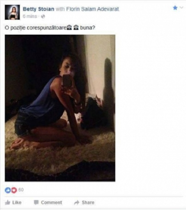 Şantajistul a publicat prima imagine din intimitate cu Betty Salam.