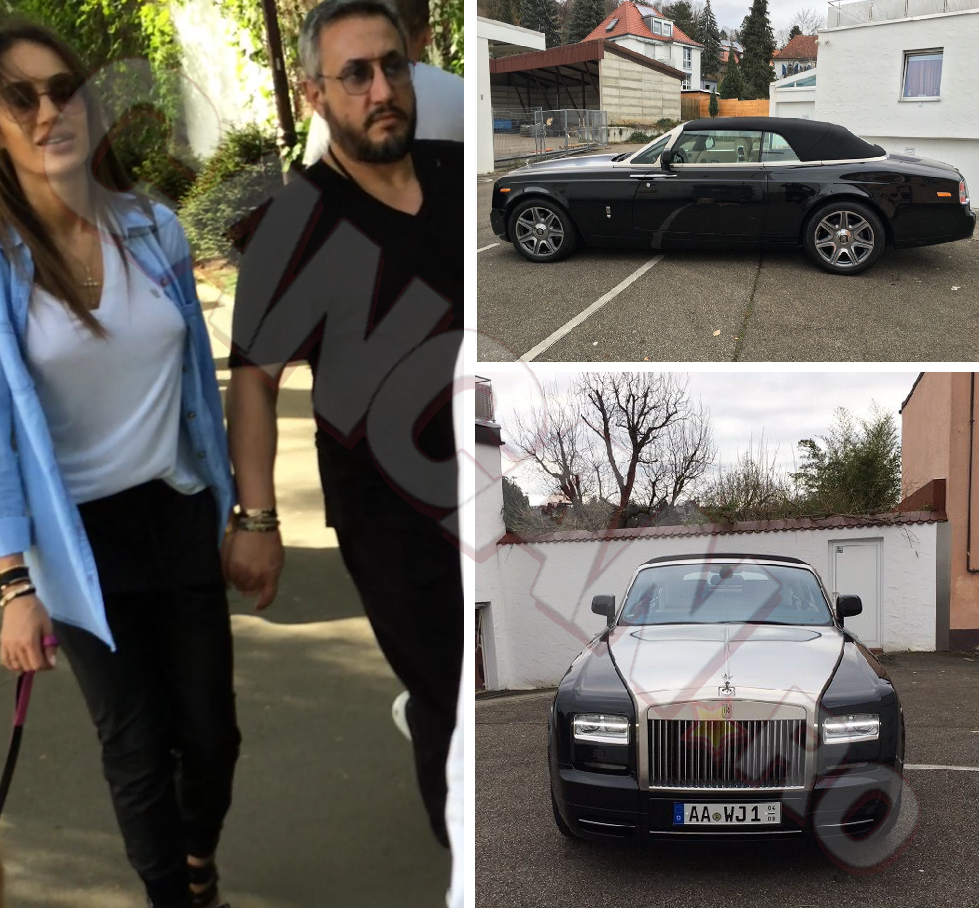 Joshua şi iubita au fost fotografiaţi weekendul trecut în Herăstrău. Aşa arată Rollsul de un sfert de milion de euro al Bossului.