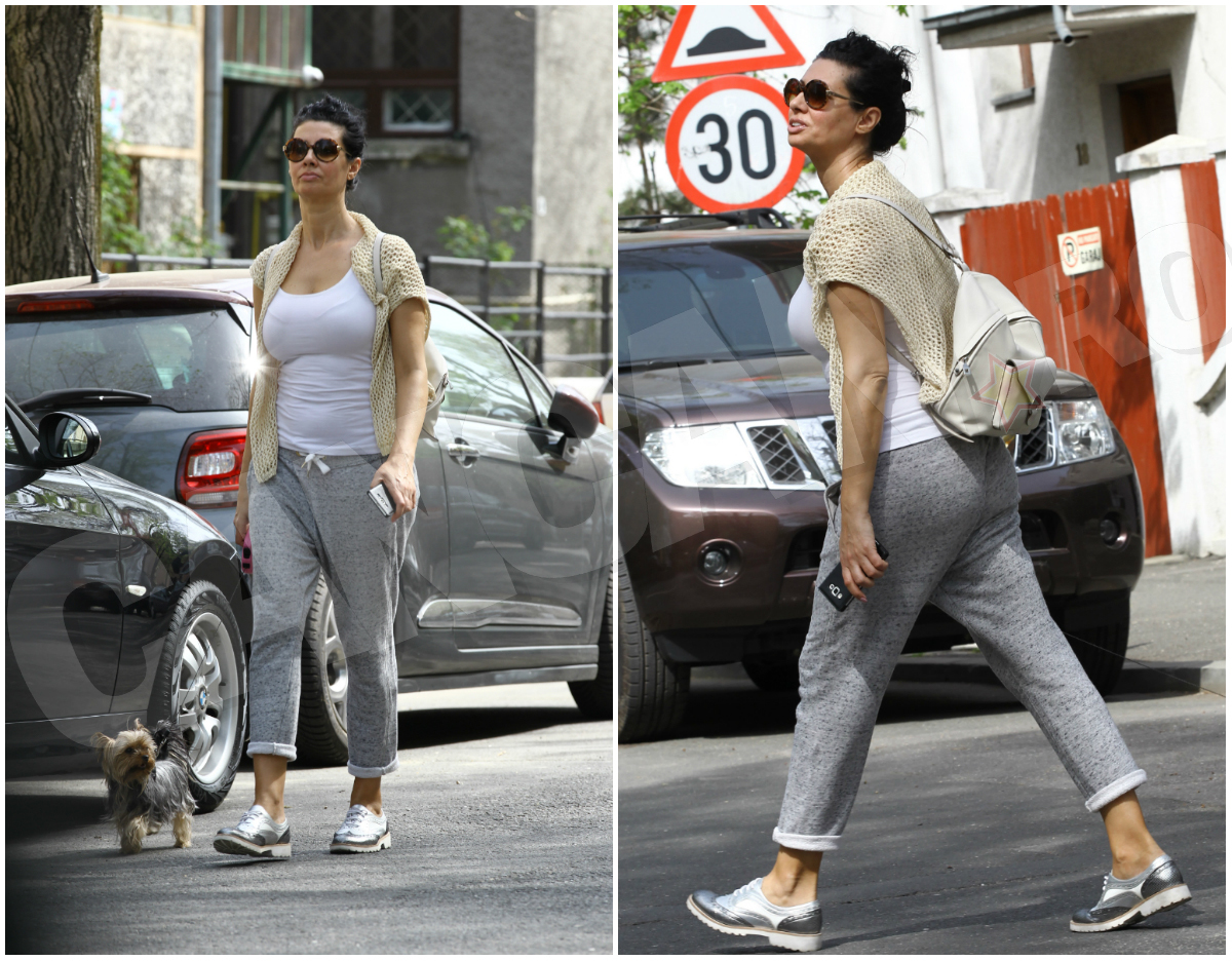 Denise Iacobescu a ieşit la o plimbare, dar arată ca pe podiumurile de modă