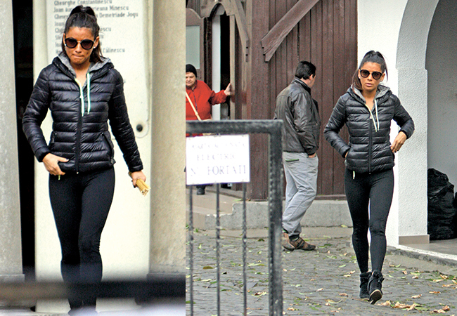 Roxana Vancea merge zilnic la biserică.