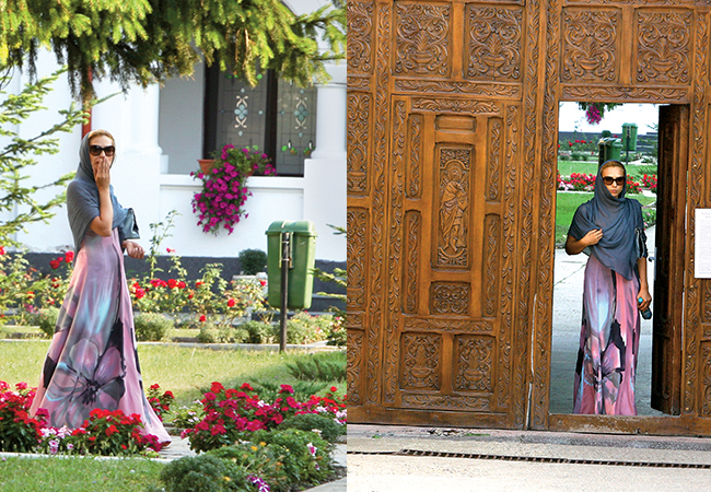 Iulia Vântur s-a dus la Mănăstirea Ghighiu să se roage după despărţirea de Marius Moga.