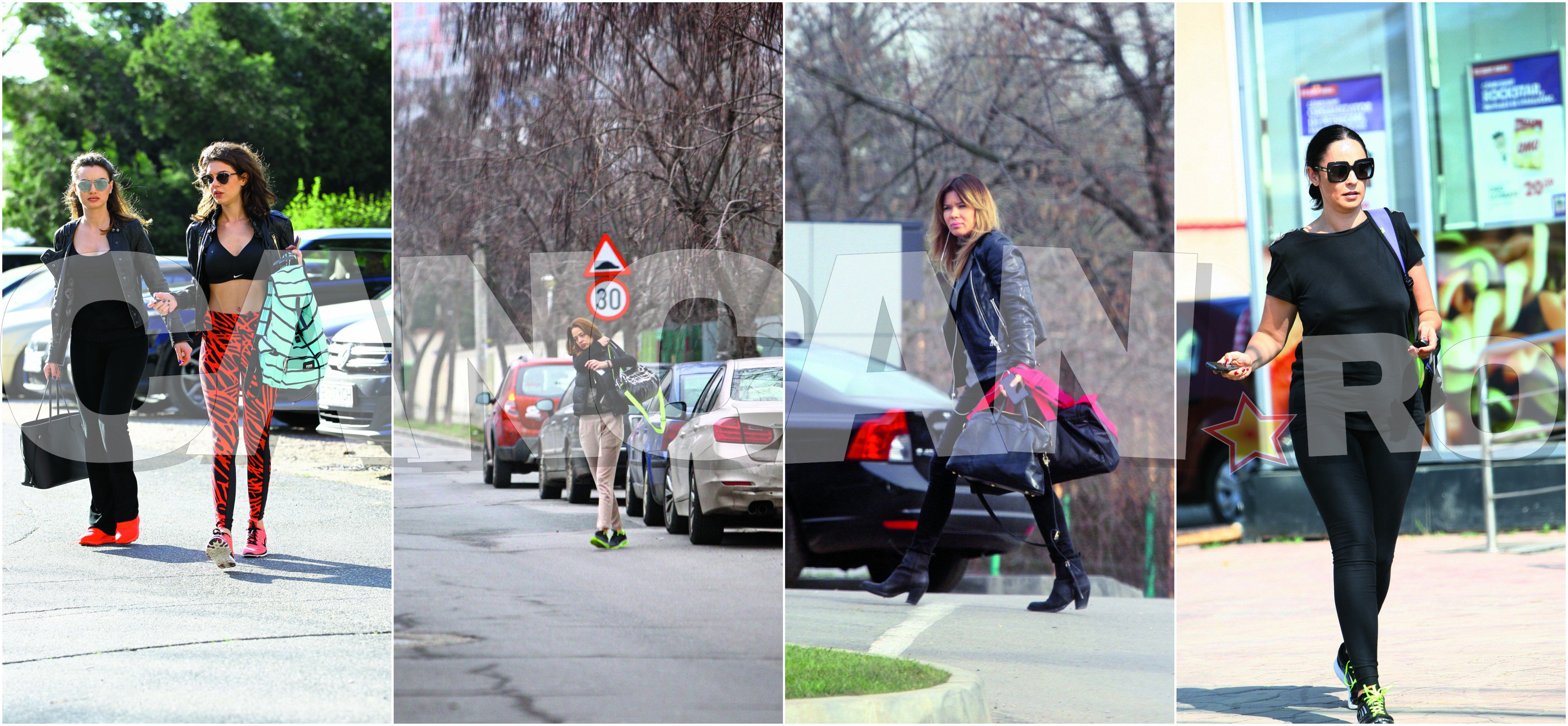 Nici Cristina Ich, Andreea Raicu, Gina Pistol şi Andreea Marin nu trag chiulul la sală, făcând constant exerciţii pentru a-şi menţine siluetele de dive.