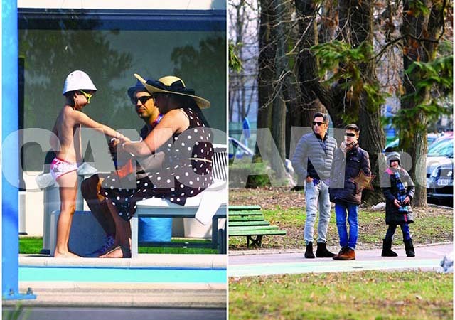 După divorţ, Andreea Marin şi fostul ei soţ au rămas în relaţii bune de dragul fiicei lor. Violeta şi fratele ei vitreg, Răducu, se înţeleg foarte bine, iar tatăl lor încearcă mereu să îşi petreacă timpul liber cu ambii săi copii.