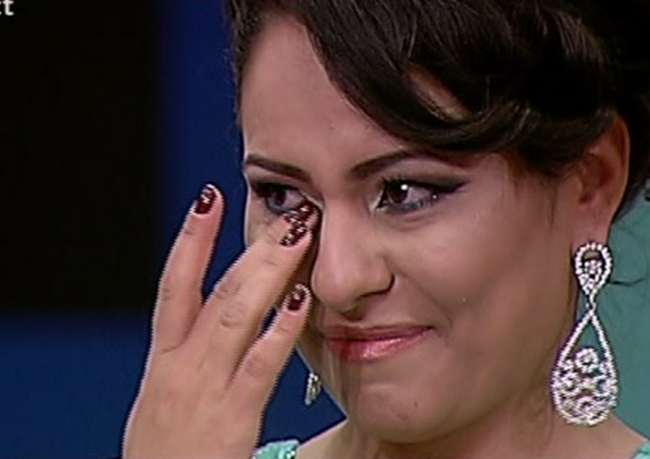 Liliana a izbucnit în plâns când a aflat că Oana şi Cosmin vor deveni părinţi.