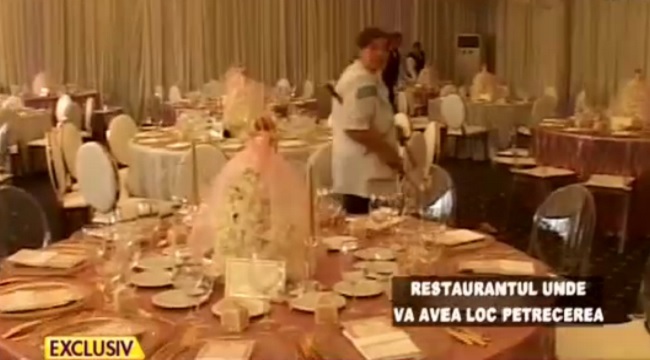 În acest restaurant va avea loc petrecerea botezului micuţei Evelin.