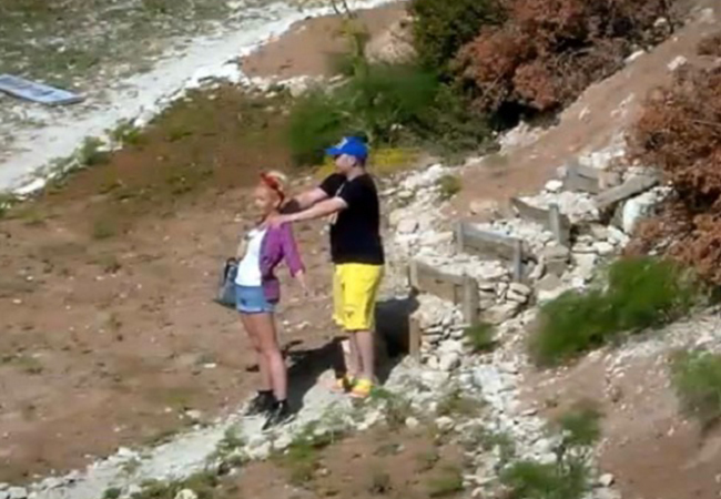 Augustin Viziru i-a făcut masaj la gât Mariei Constantin.