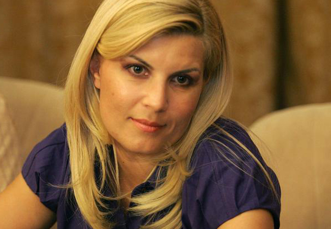 Elena Udrea are o datorie la stat de 39.000 lei.