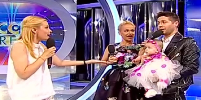 Anda Adam a venit cu Evelin pentru prima oară într-un platou de televiziune.