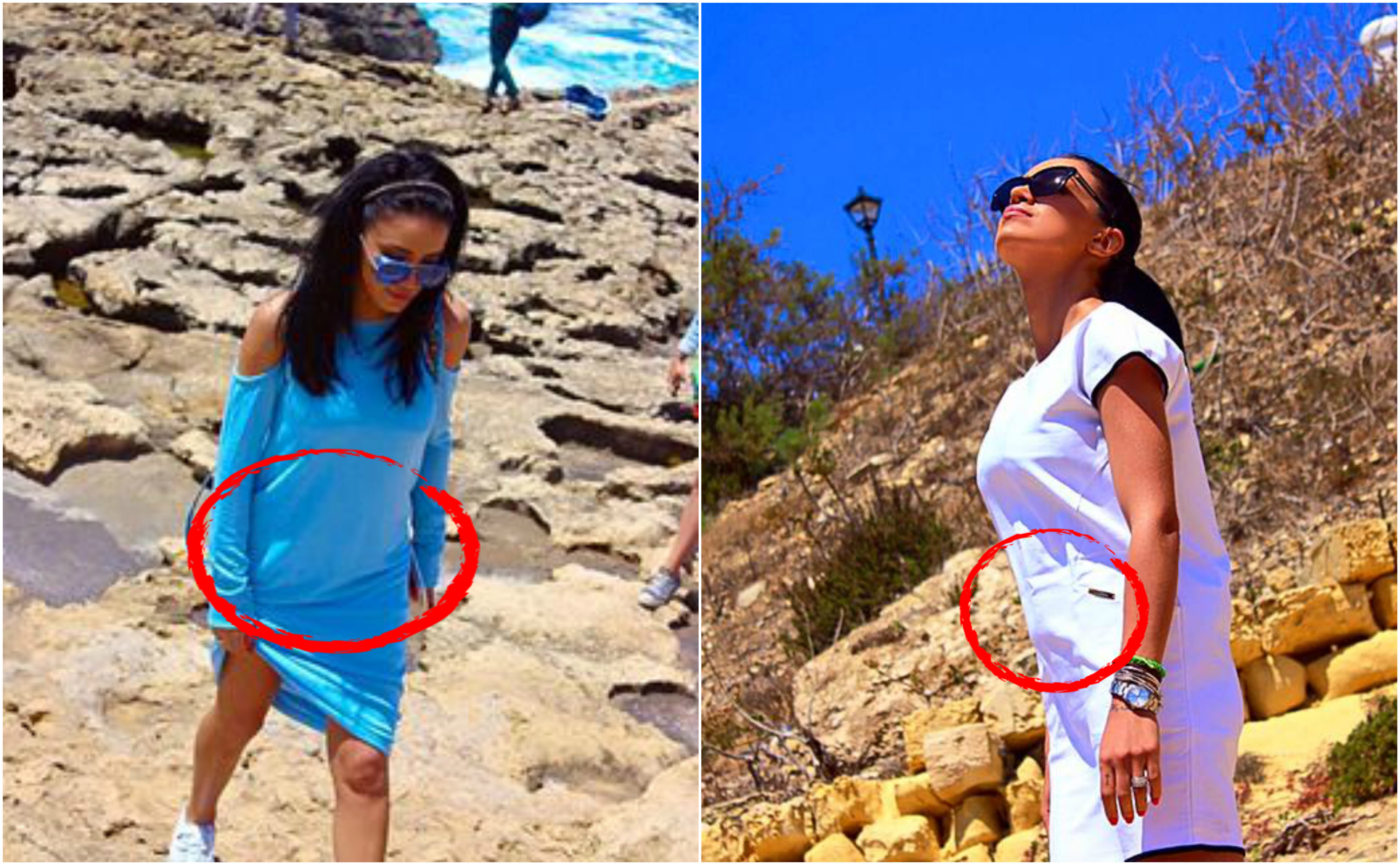 Fotografiile care i-au făcut pe fanii online să se întrebe dacă vine barza la Adelina şi Speak.