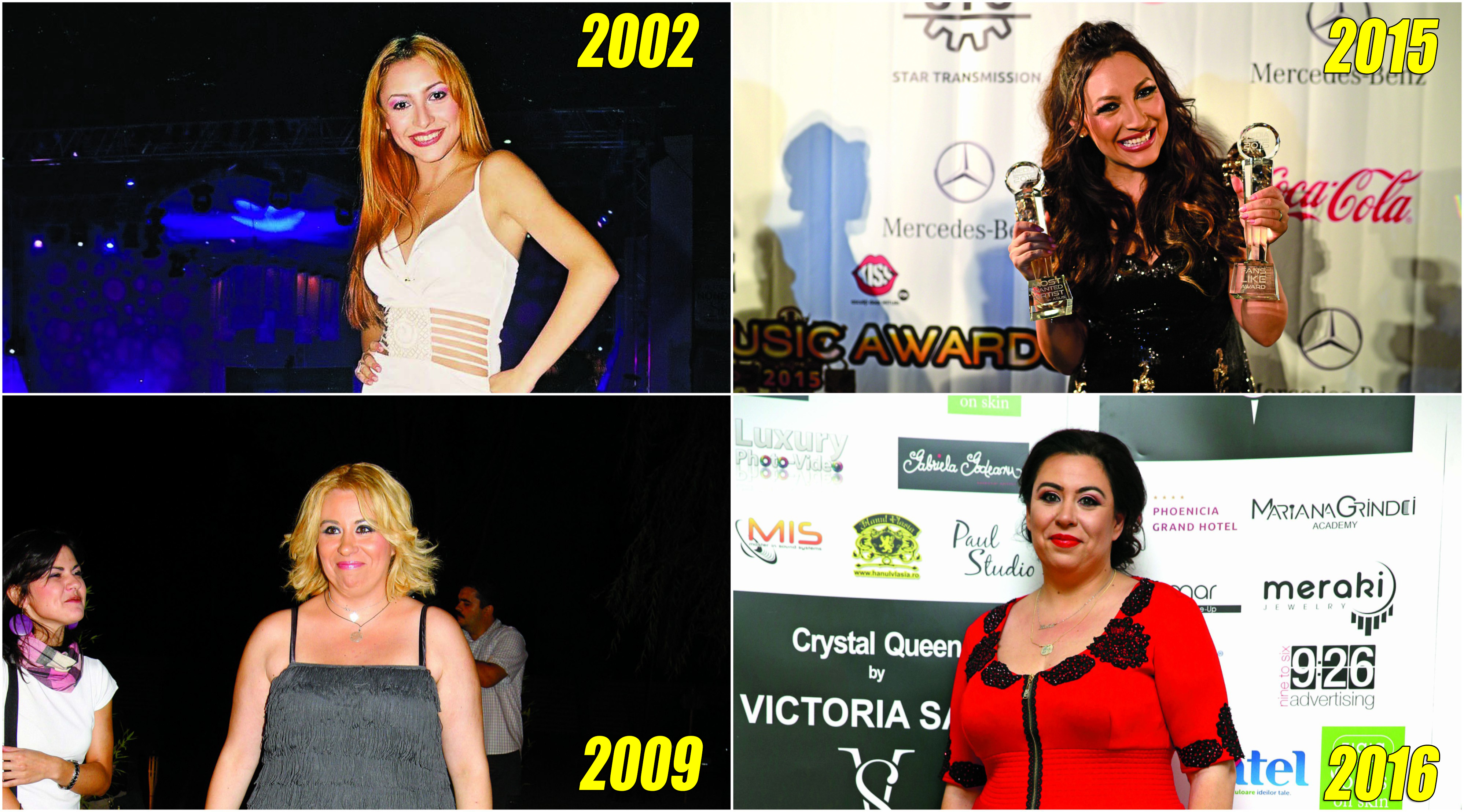 Andra şi Oana Roman au încercat nuanţe de blond, dar au revenit la culorile care le-au consacrat.