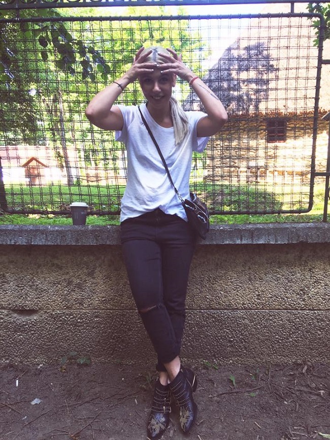 Sore a dat jos kilogramele acumulate în timpul sarcinii.