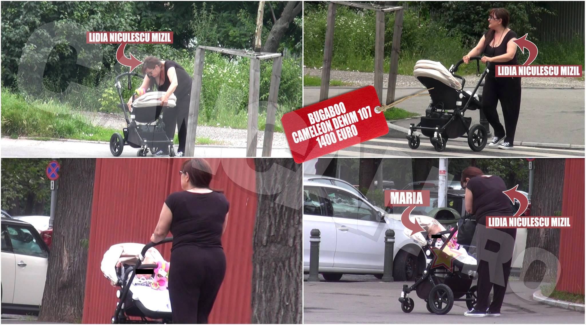 Lidia Niculescu Mizil îşi plimbă nepoata doar în cărucioare de lux!