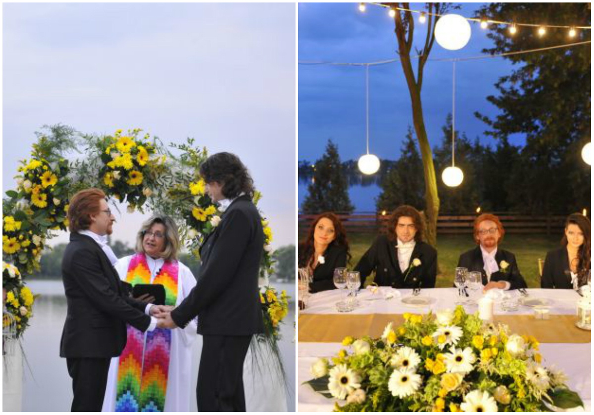 Ceremonia cuplului Daniel-Mihai a stârnit valuri de gelozie, în urmă cu trei ani, din partea tuturor mireselor din emisiunea „Patru nunţi şi-o provocare“