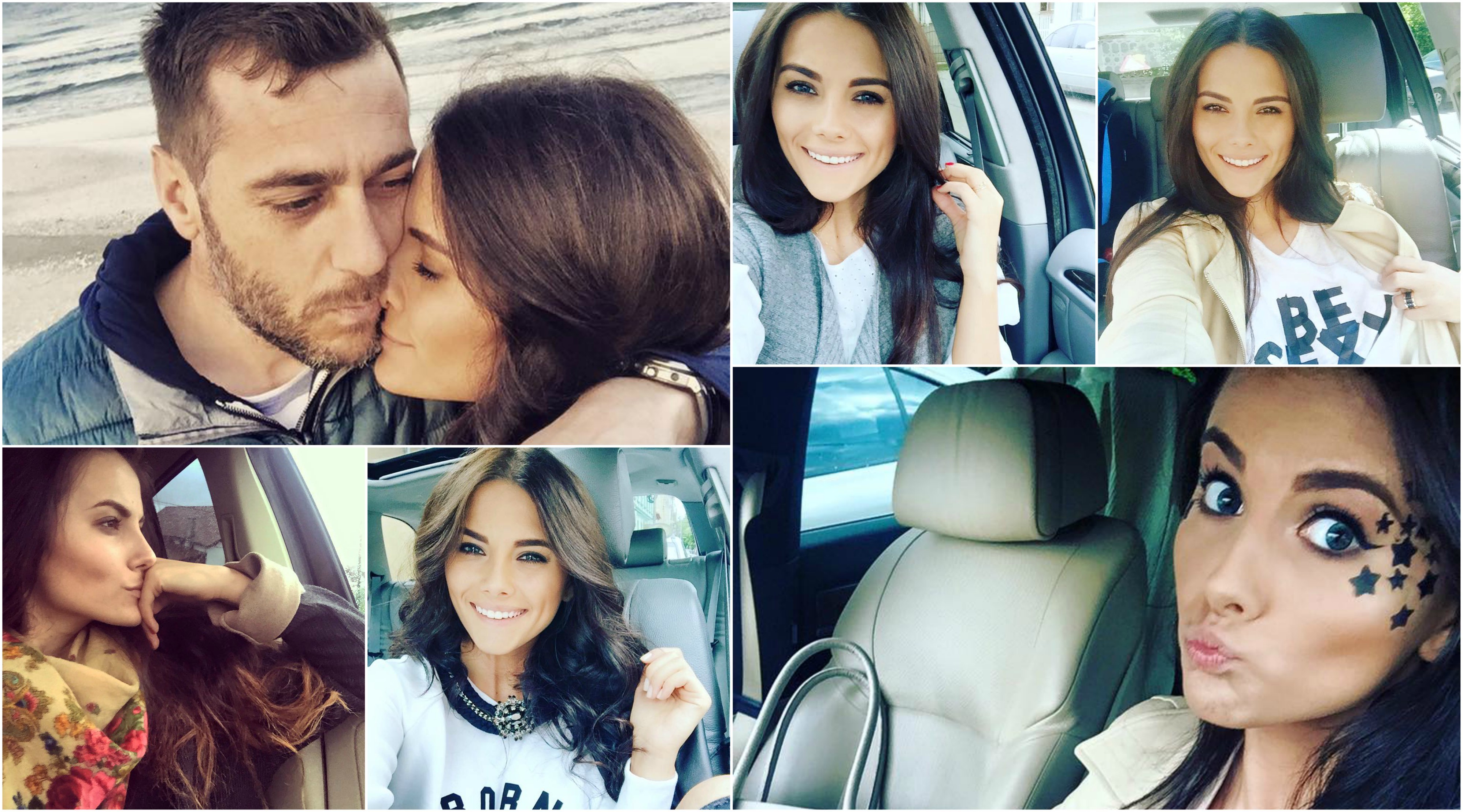 Cei care cunosc mai bine povestea spun că nu doar felul în care se fotografiază Adelina este copiat de Nicolle, ci şi că maşina în care apare prezentatoarea TV este extrem de similară cu cea a fostei soţii a amantului, nefiind exclus să fie vorba chiar despre acelaşi automobil.