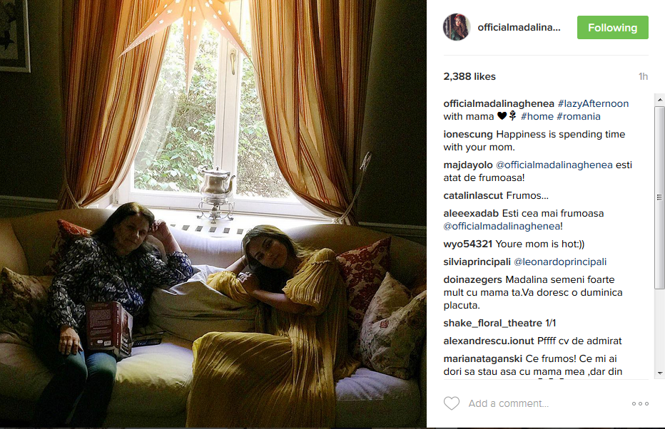 Aceasta este mama Mădălinei Ghenea.