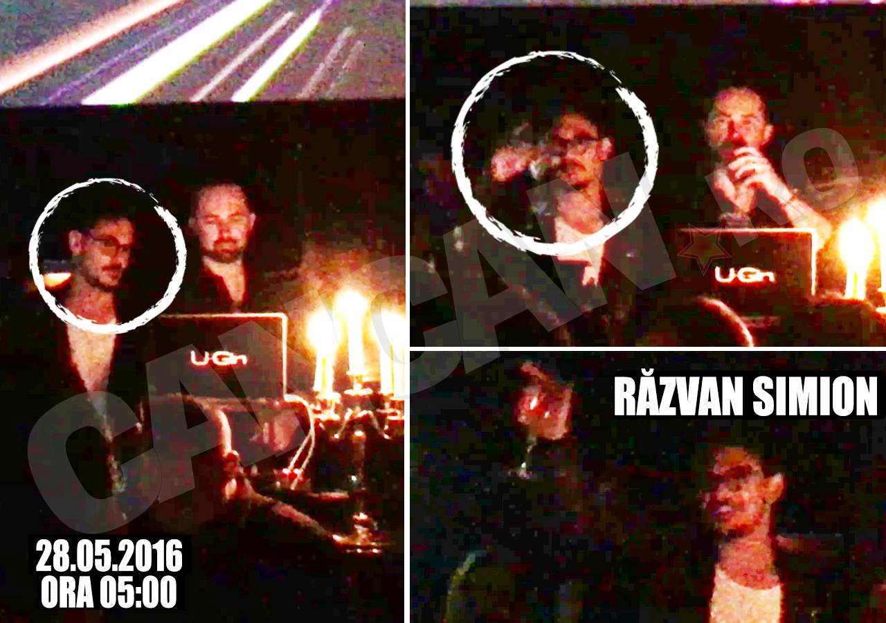 În timp ce Lidia Buble cânta pe scena din Satu-Mare, Răzvan petrecea în club până la răsărit 