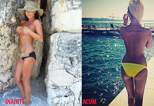 Bianca Toniţă nu se sfieşte să se pozeze topless.