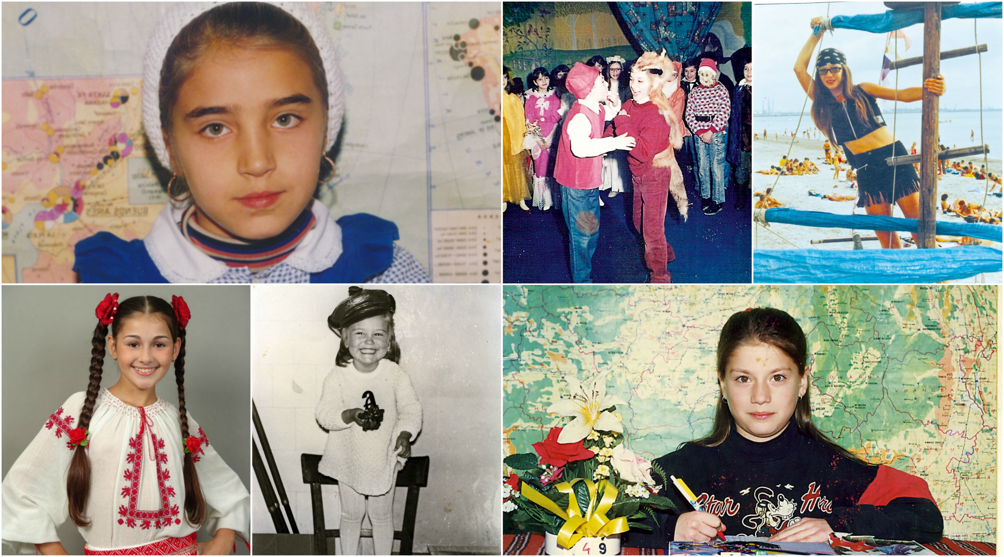 De la stânga, sus: Adelina Pestriţu, Octavian Strunilă, Adela Popescu, Alina Eremia, Andreea Esca, Tili Niculae