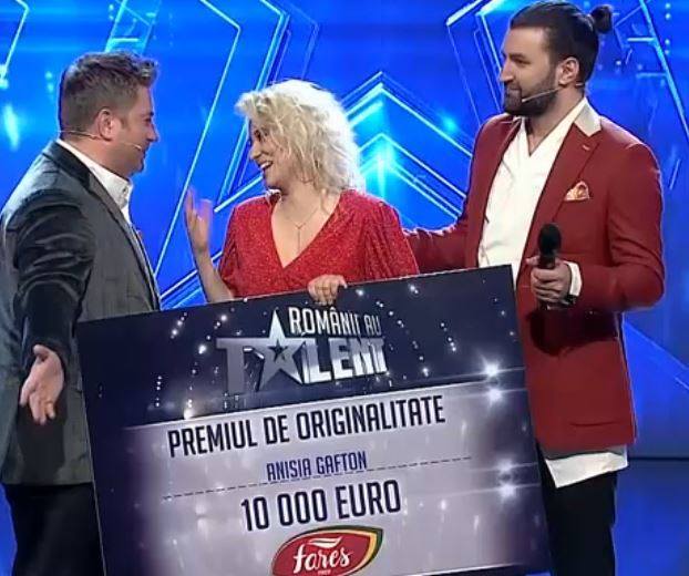 Anisia Gafton a plecat acasă cu premiul de originalitate!
