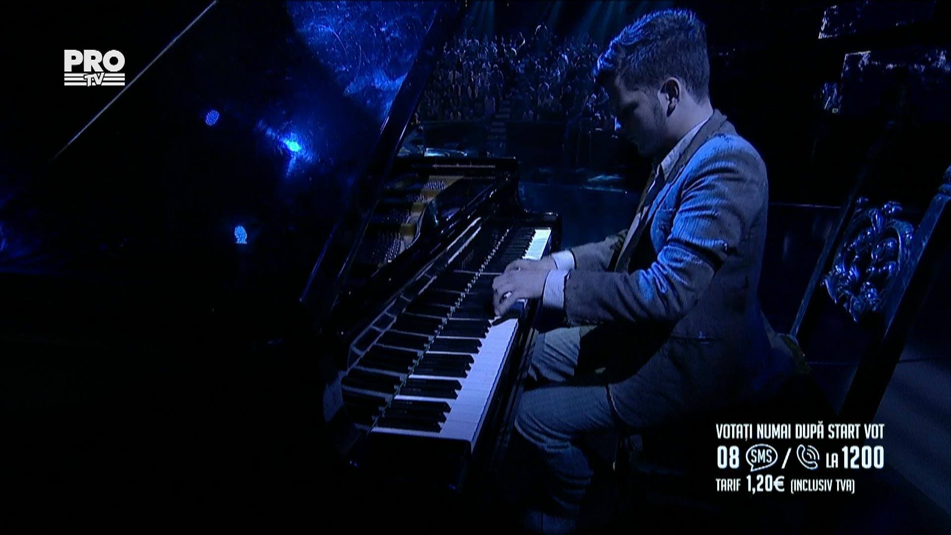 Momentul de pian al lui Andrei ne-a ţinut cu sufletul la gură 