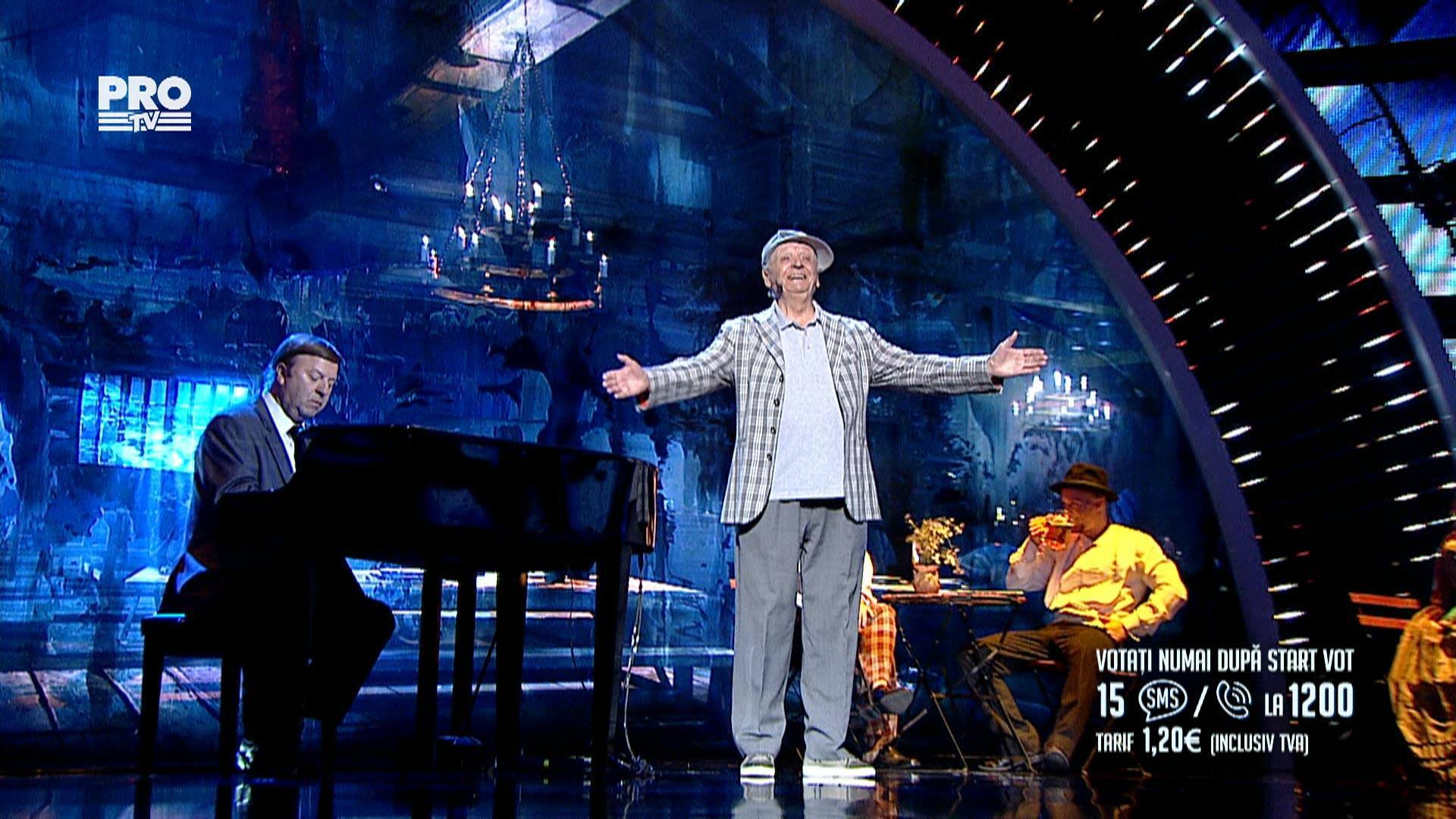 Cei doi seniori au lăsat publicul cu zâmbetul pe buze