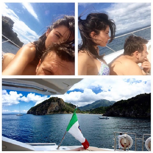 Vedeta şi iubitul ei au fost nedezlipiţi.