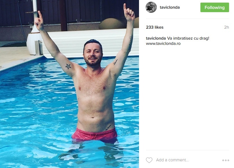 Tavi Clonda a omis un mic detaliu ruşinos în momentul în care a postat această imagine pe reţelele sociale