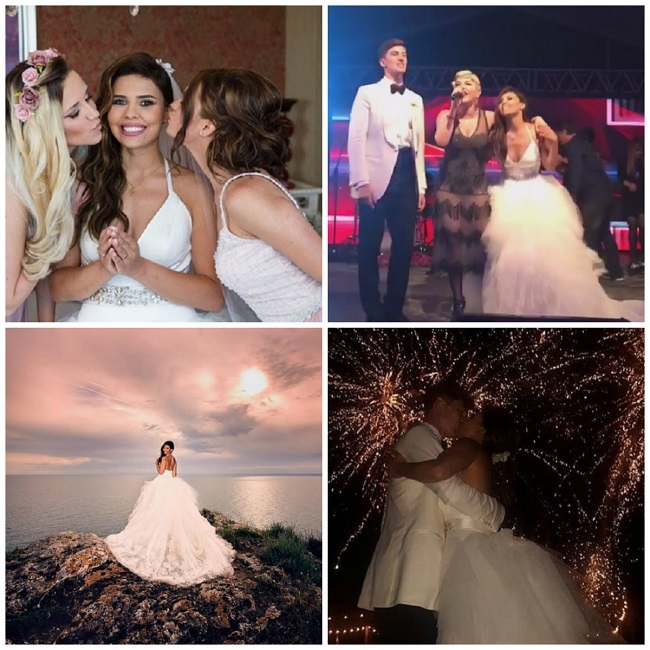 Andreea Popescu s-a căsătorit cu iubitul ei.