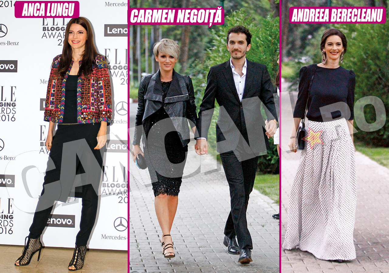 Anca Lungu, Carmen Negoiţă şi Andreea Berecleanu au făcut senzaţie la evenimentele mondene.