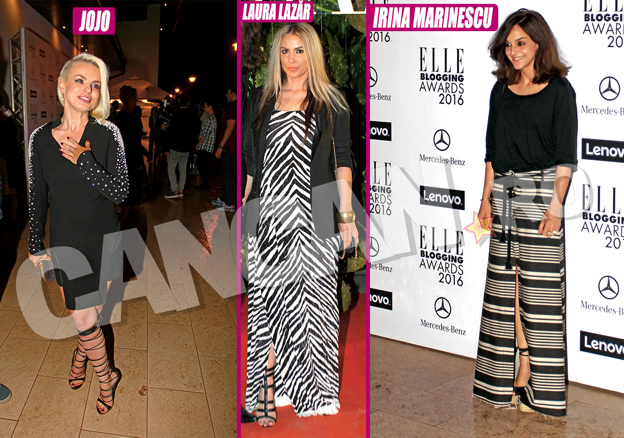 Jojo, laura Lazăr şi Irina Marinescu au făcut senzaţie la evenimentele mondene.