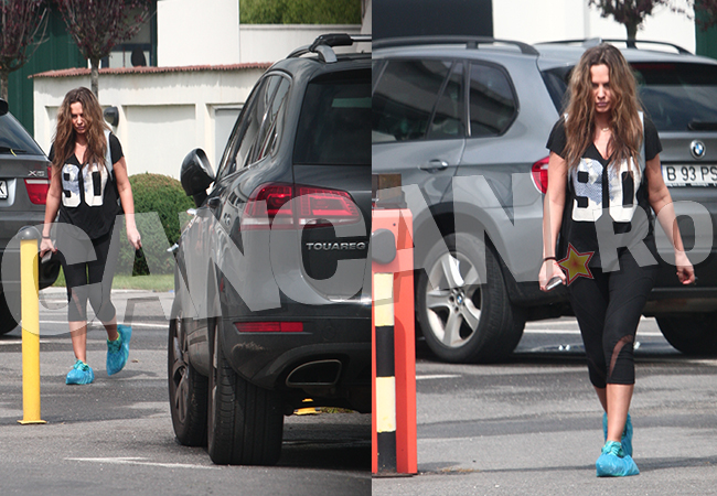 Anna Lesko a ieşit de la sală cu pungile în picioare.